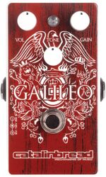 Overdrive/distortion/fuzz effectpedaal Catalinbread Galileo Red Special Edition