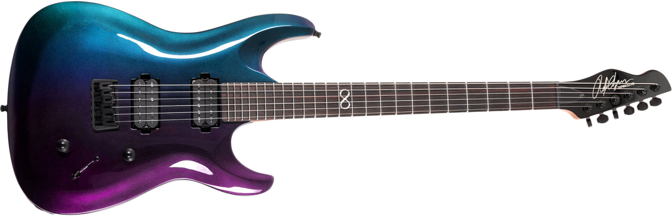 Chapman Guitars Ml1 Modern Pro 2h Seymour Duncan  Ht Eb - Morpheus Purple Flip - Elektrische gitaar in Str-vorm - Main picture