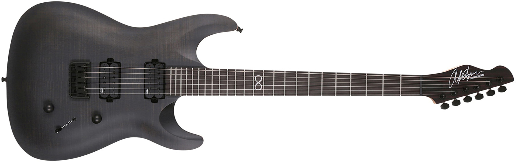 Chapman Guitars Ml1 Pro Modern Hh Ht Eb - Lunar Satin - Elektrische gitaar in Str-vorm - Main picture