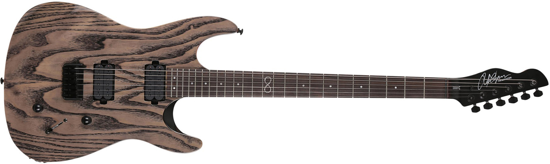 Chapman Guitars Ml1 Standard Modern V2 Baritone Hh Ht Eb - Graphite - Bariton elektrische gitaar - Main picture