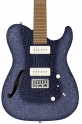Televorm elektrische gitaar Chapman guitars ML3 Pro Traditional Semi-Hollow - Atlantic blue sparkle