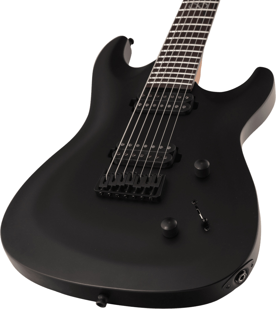 Chapman Guitars Ml1-7 Modern Pro 7c 2h Seymour Duncan  Ht Eb - Cyber Black - 7-snarige elektrische gitaar - Variation 3