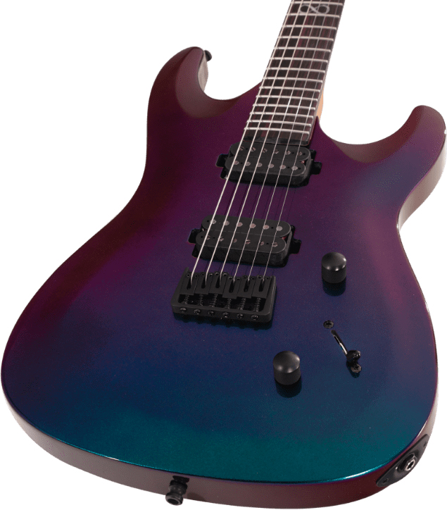Chapman Guitars Ml1 Modern Pro 2h Seymour Duncan  Ht Eb - Morpheus Purple Flip - Elektrische gitaar in Str-vorm - Variation 3