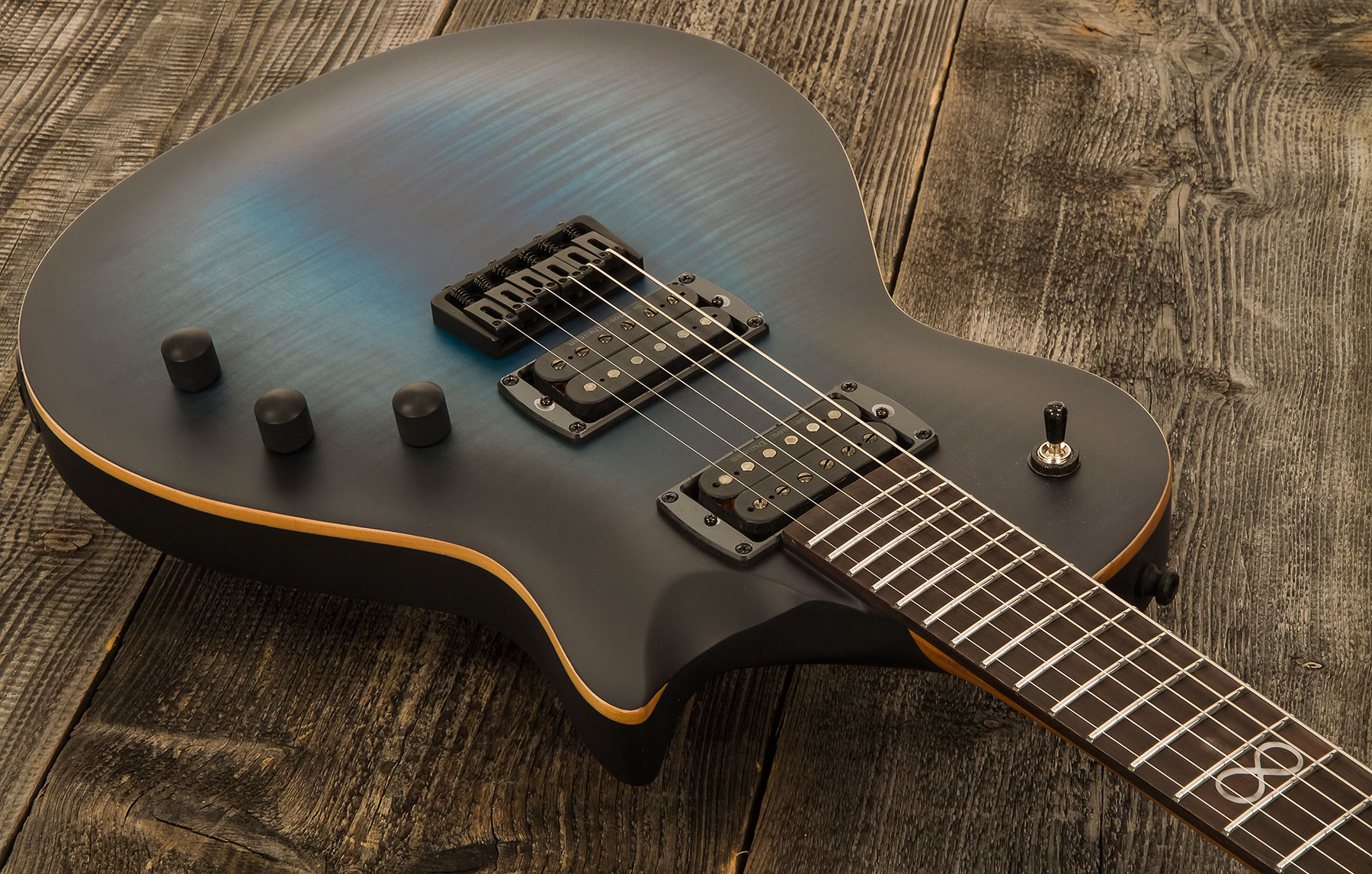 Chapman Guitars Ml2 Pro Modern Hh Seymour Duncan Ht Eb - Azure Blue - Enkel gesneden elektrische gitaar - Variation 1
