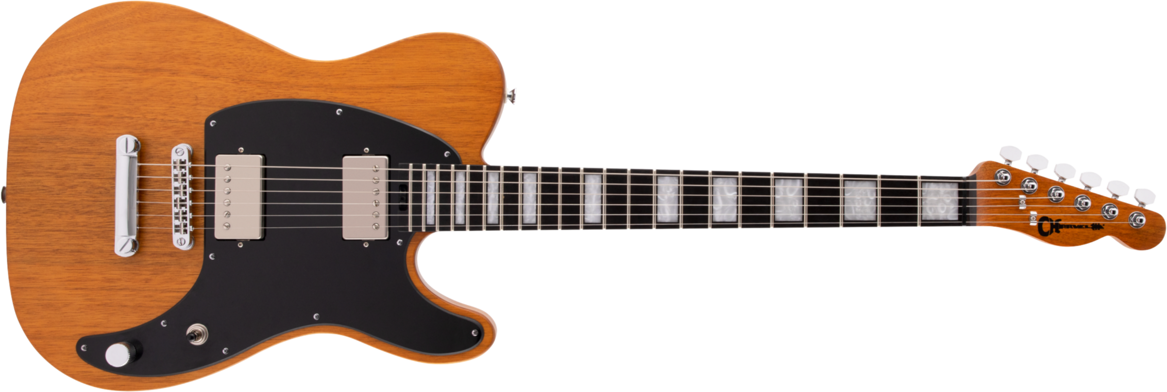 Charvel Joe Duplantier San Dimas Style 2 Hh E Mahogany Pro-mod Signature 2h Ht Eb - Natural - Televorm elektrische gitaar - Main picture