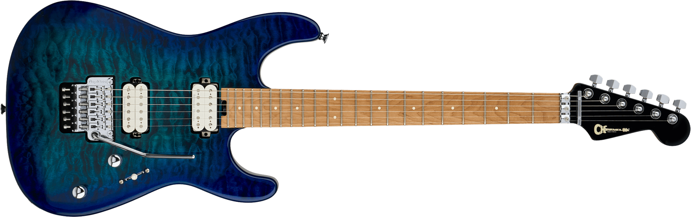 Charvel San Dimas Pro-mod Plus Style 1 Hh Fr Cm 2h Seymour Duncan Mn - Chlorine Burst - Elektrische gitaar in Str-vorm - Main picture