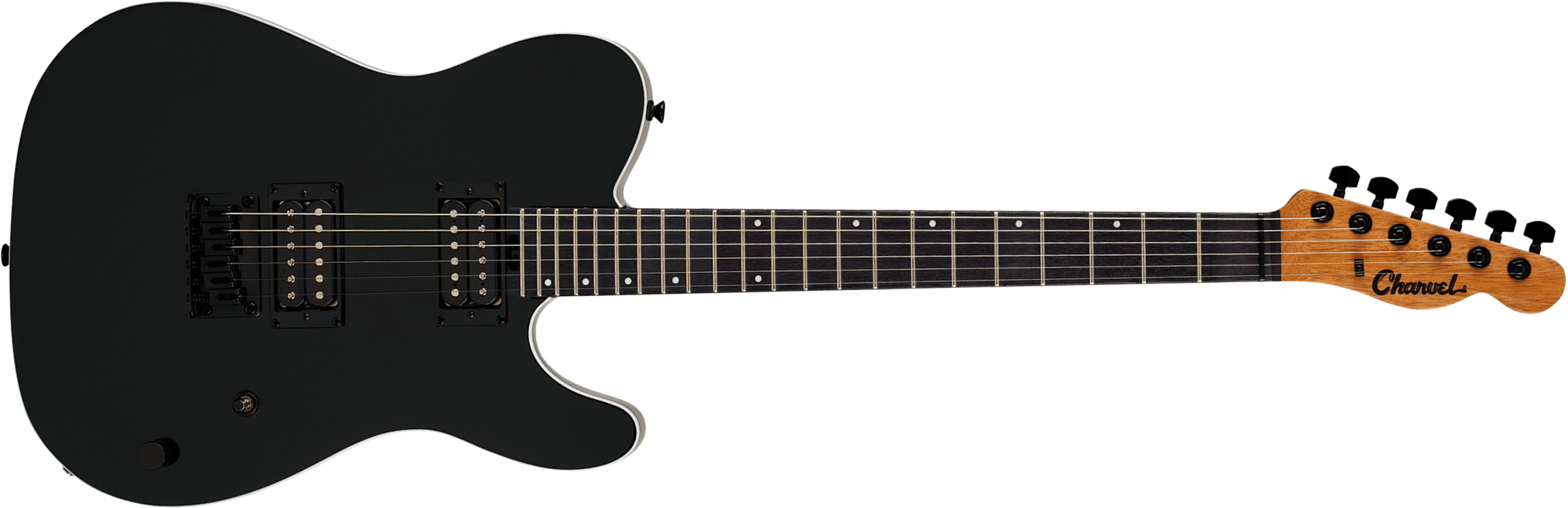 Charvel San Dimas Style 2  Sd2 Hh Ht Ind 2h Ht Ama - Gloss Black - Televorm elektrische gitaar - Main picture