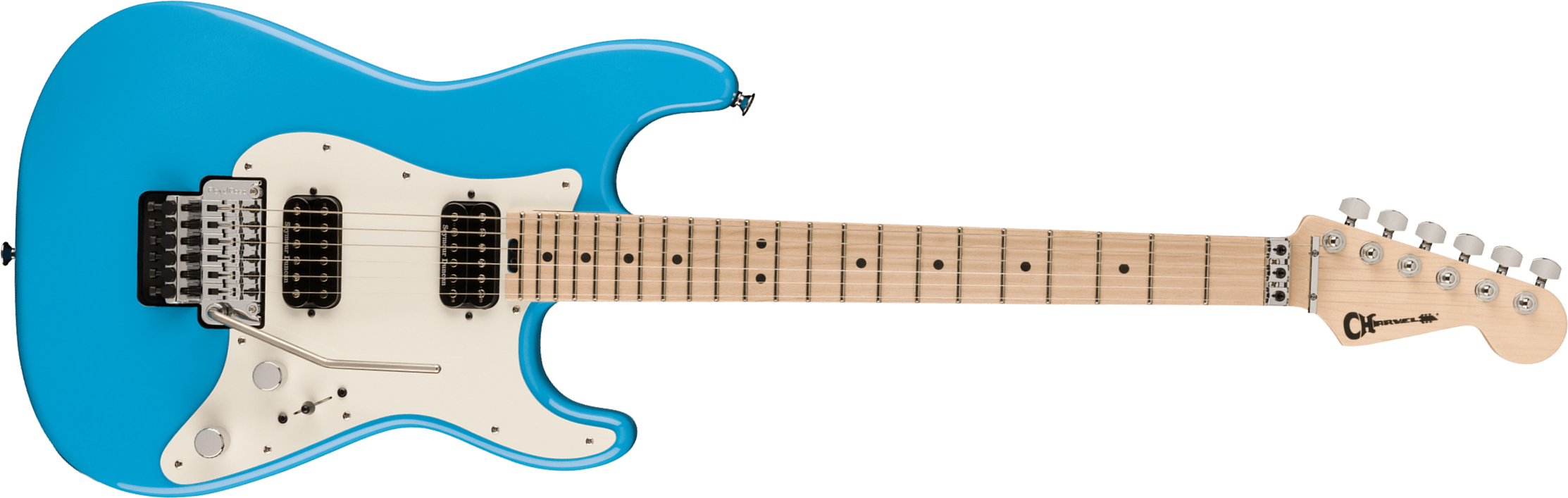 Charvel So-cal Style 1 Hh Fr M Pro-mod 2h Seymour Duncan Mn - Infinity Blue - Elektrische gitaar in Str-vorm - Main picture