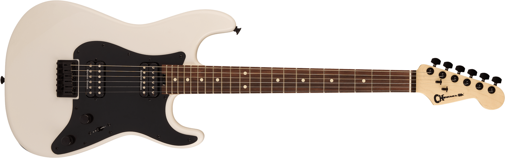 Charvel So-cal Style 1 Hh Ht Pro-mod 2h Ht Rw - Snow White - Elektrische gitaar in Strat vorm - Main picture