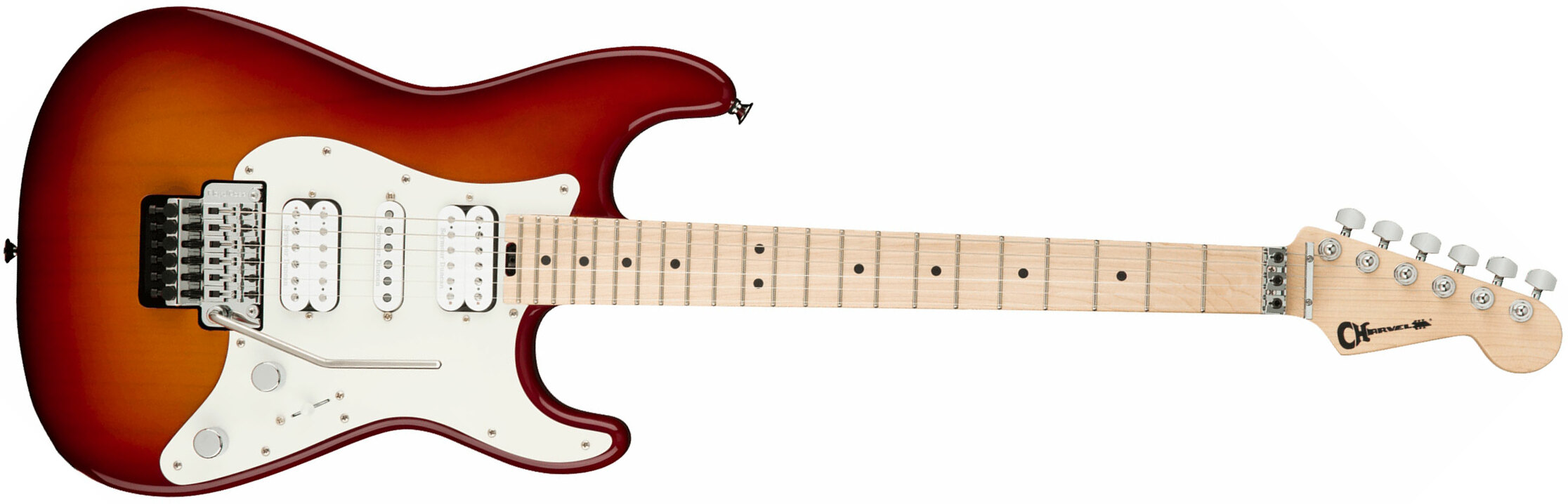 Charvel So-cal Style 1 Hsh  Fr M Pro-mod Seymour Duncan Mn - Cherry Kiss Burst - Elektrische gitaar in Str-vorm - Main picture