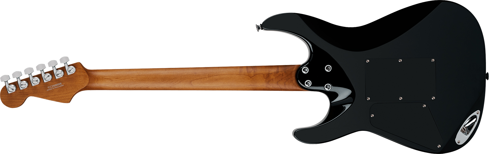 Charvel Dinky Dk24 Hh 2pt Eb Pro-mod Plus 2h Seymour Duncan Trem Eb - Raven Black - Elektrische gitaar in Strat vorm - Variation 1