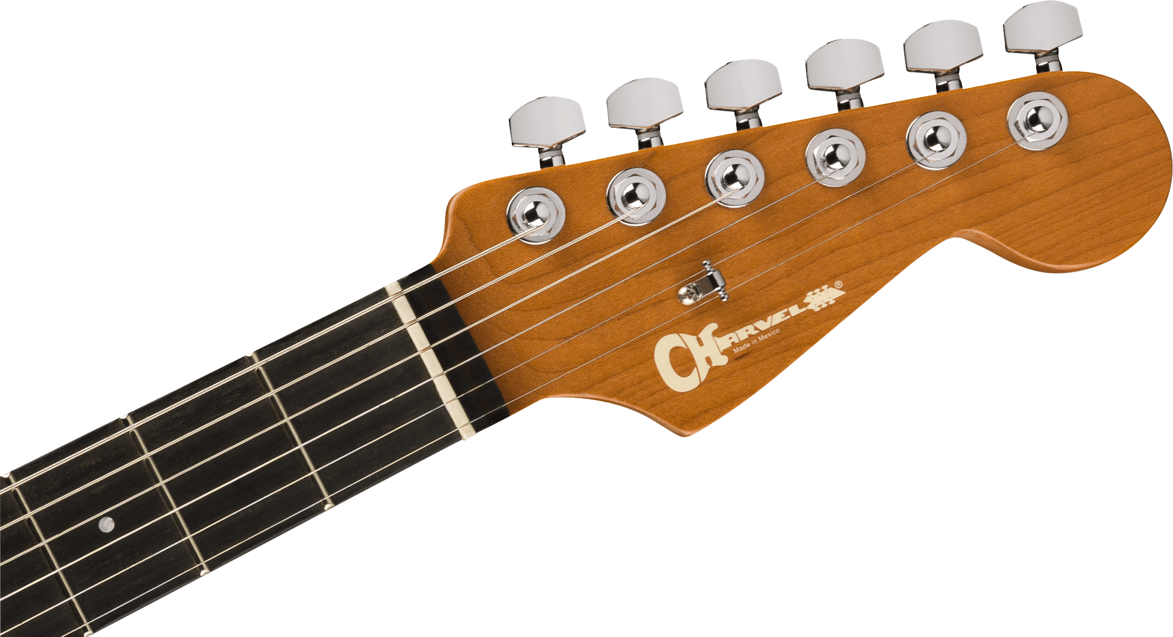 Charvel Dk24 Pro-mod 2pt Hh Eb - Gloss Black - Elektrische gitaar in Str-vorm - Variation 4
