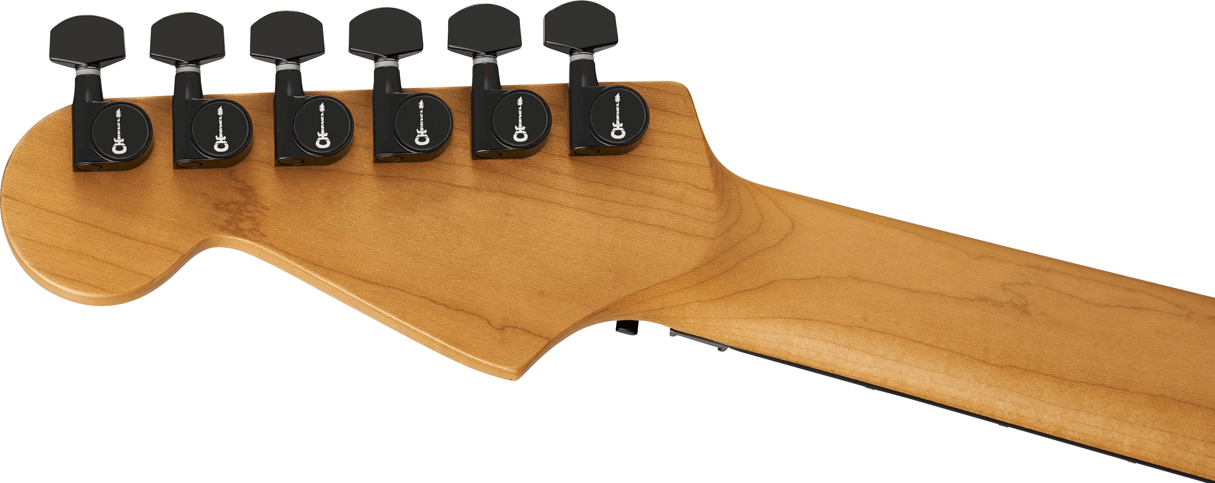 Charvel Dk24 Pro Mod Dinky Plus Hh Fr Eb - Satin Black - Elektrische gitaar in Strat vorm - Variation 5