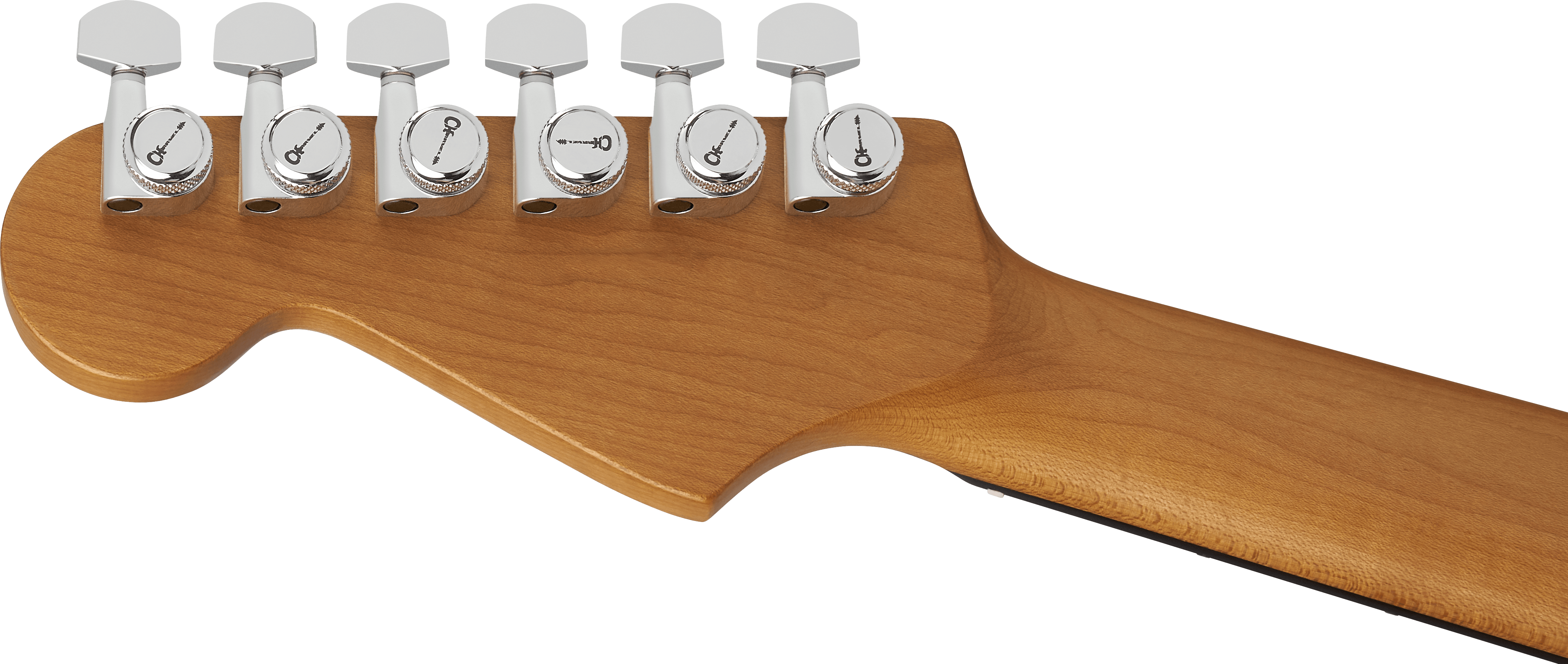 Charvel Dk24 Pro Mod Dinky Qm Plus Trem Hss Eb - Amber Tiger Eye - Elektrische gitaar in Strat vorm - Variation 3