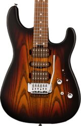 Elektrische gitaar in str-vorm Charvel Guthrie Govan MJ San Dimas SD24 CM - Three-tone sunburst