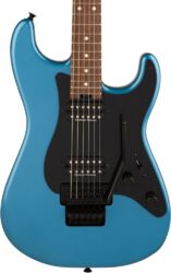 Elektrische gitaar in strat vorm Charvel Pro-Mod So-Cal SC1 Style 1 HH FR RW - Pelham blue