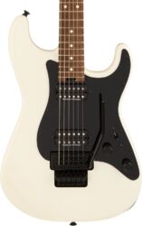 Elektrische gitaar in strat vorm Charvel Pro-Mod So-Cal SC1 Style 1 HH FR RW - Snow white