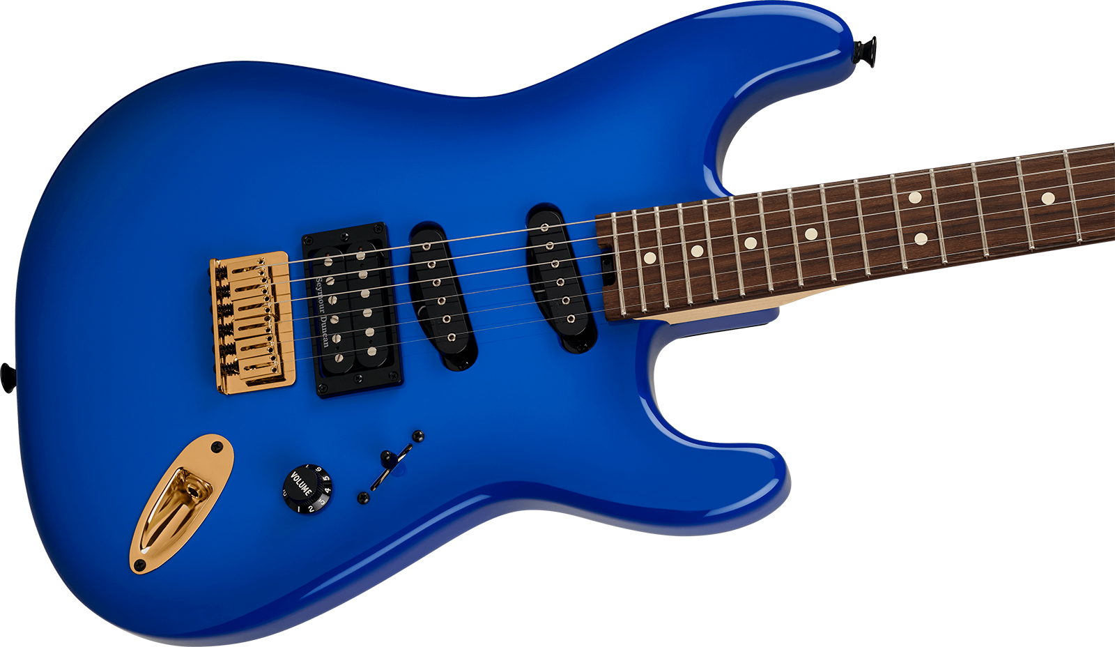 Charvel Jake E Lee San Dimas Style 1 Pro Mod Mex Signature Hss Ht Rw - Blue Burst - Kenmerkende elektrische gitaar - Variation 2