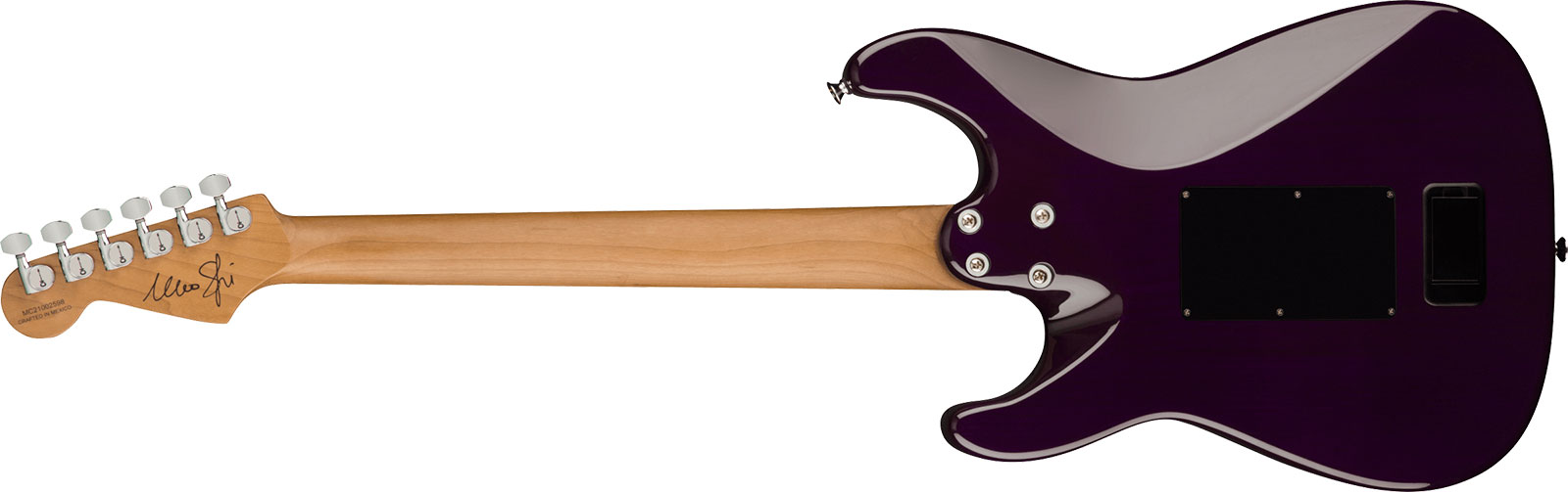 Charvel Marco Sfogli So Cal Style 1 Pro Mod Signature Hss Emg Fr Mn - Transparent Purple Burst - Kenmerkende elektrische gitaar - Variation 1