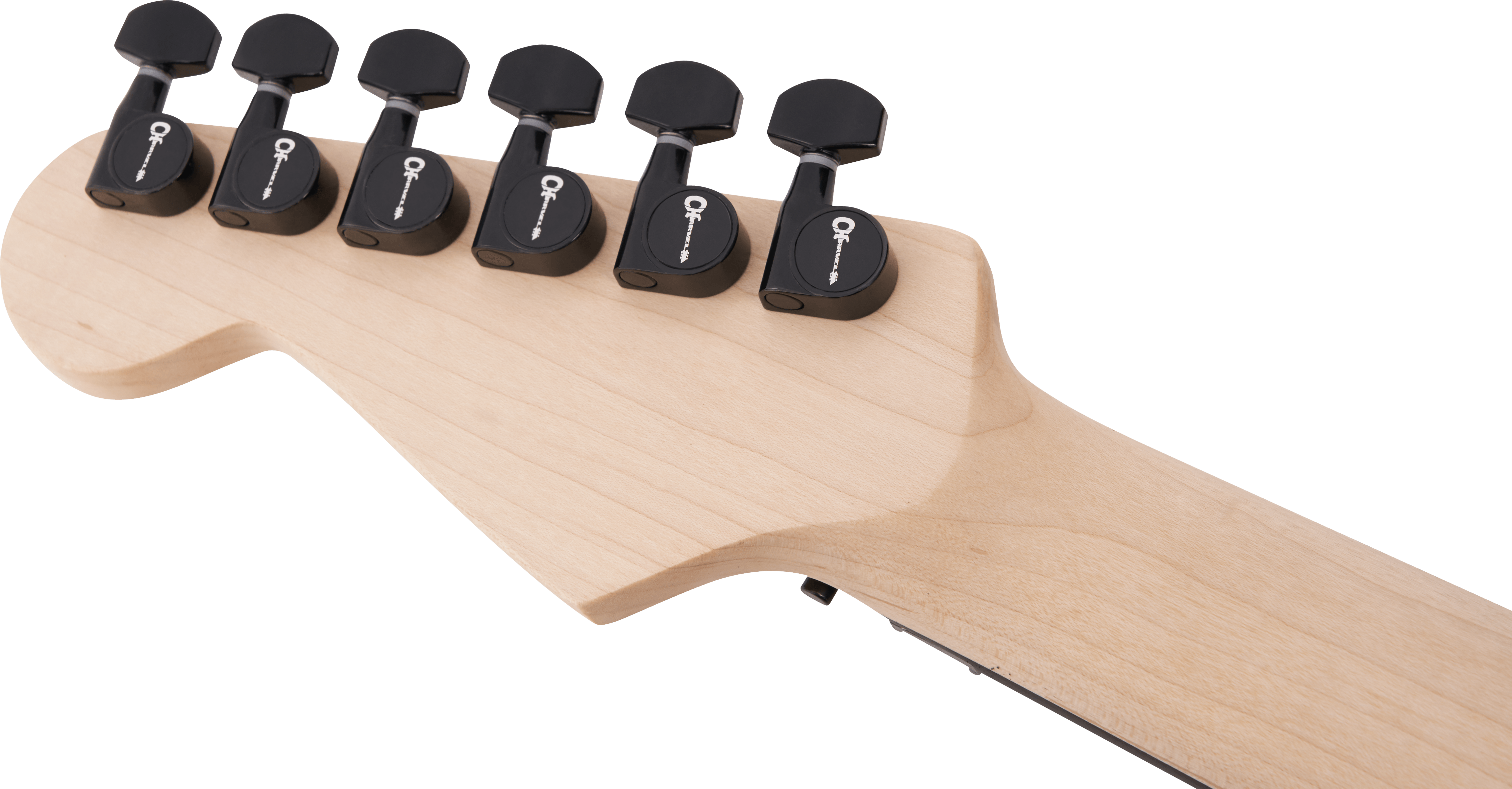 Charvel Dinky Dk24 Hh Ht E Pro-mod 2h Seymour Duncan Eb - Satin Black - Elektrische gitaar in Str-vorm - Variation 4