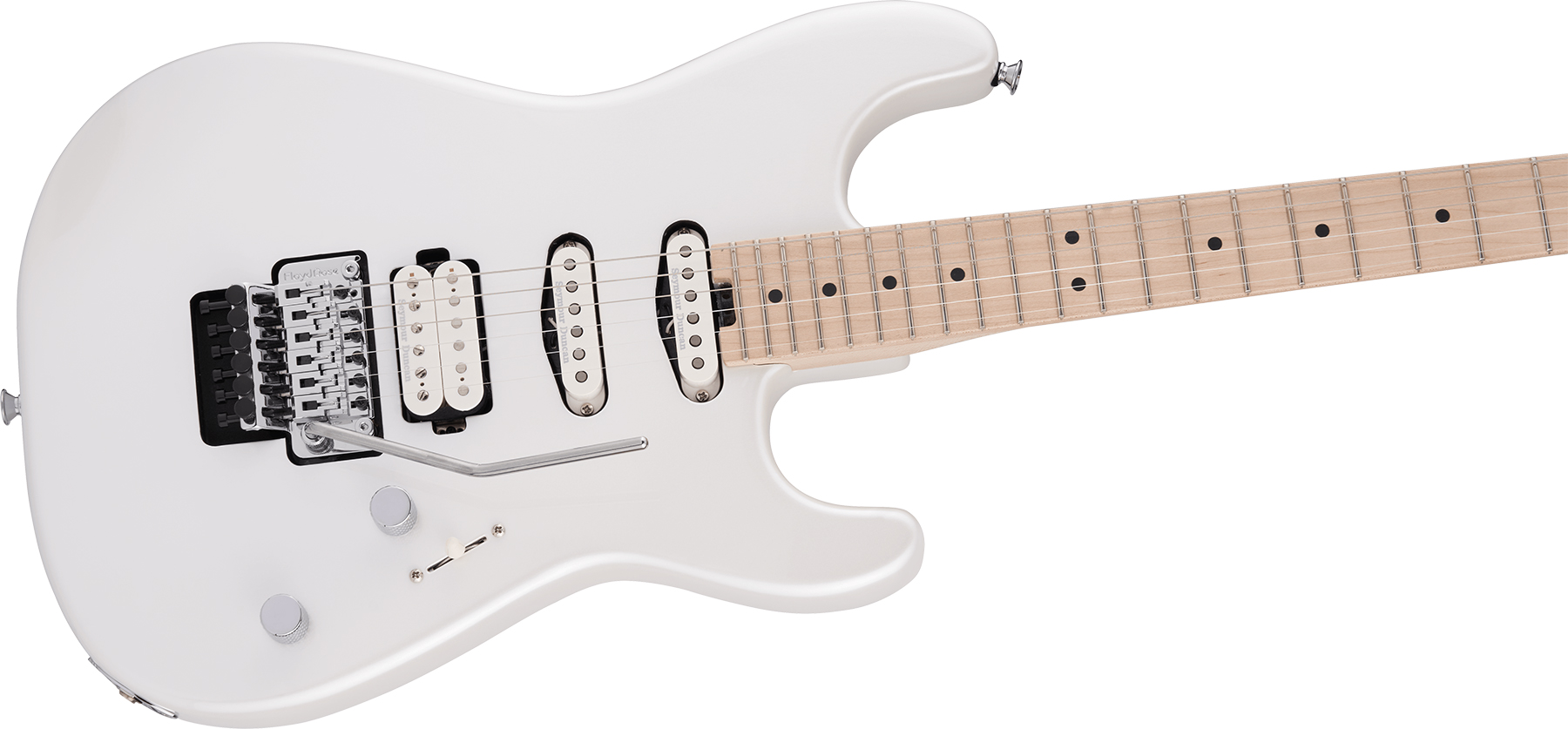 Charvel San Dimas Style 1 Hss Fr M Pro-mod Seymour Duncan Mn - Platinum Pearl - Elektrische gitaar in Str-vorm - Variation 2