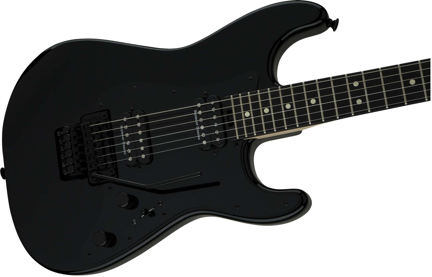 Charvel So-cal Style 1 Hh Fr E Pro-mod 2h Seymour Duncan Eb - Black - Elektrische gitaar in Str-vorm - Variation 2
