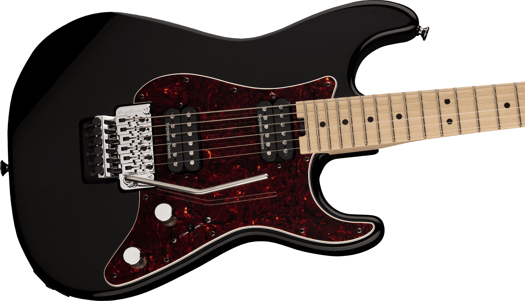 Charvel So-cal Style 1 Hh Fr M Pro-mod 2h Seymour Duncan Mn - Gamera Black - Elektrische gitaar in Str-vorm - Variation 2