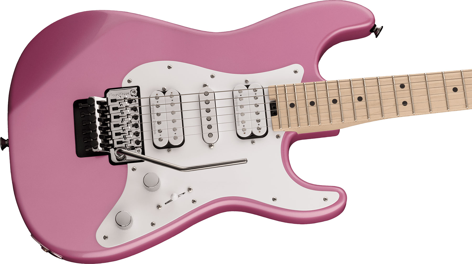 Charvel So-cal Style 1 Hsh Fr M Pro-mod Seymour Duncan Mn - Platinum Pink - Elektrische gitaar in Str-vorm - Variation 2