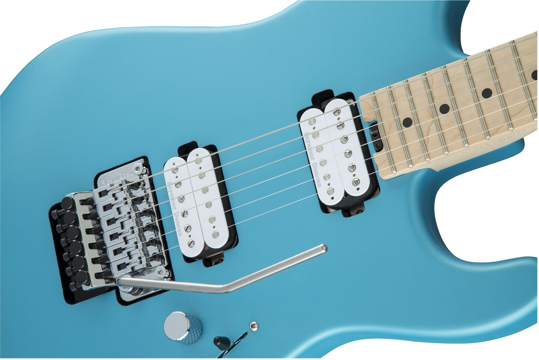Charvel San Dimas Style 1 Hh Fr M Pro-mod 2h Seymour Duncan Fr Mn - Matte Blue Frost - Elektrische gitaar in Str-vorm - Variation 2