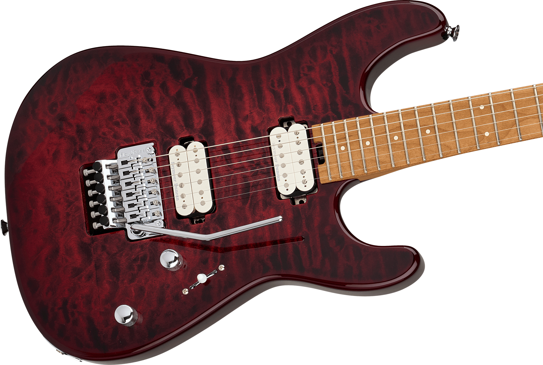 Charvel San Dimas Pro-mod Plus Style 1 Hh Fr Cm 2h Seymour Duncan Mn - Sangria Burst - Elektrische gitaar in Str-vorm - Variation 2