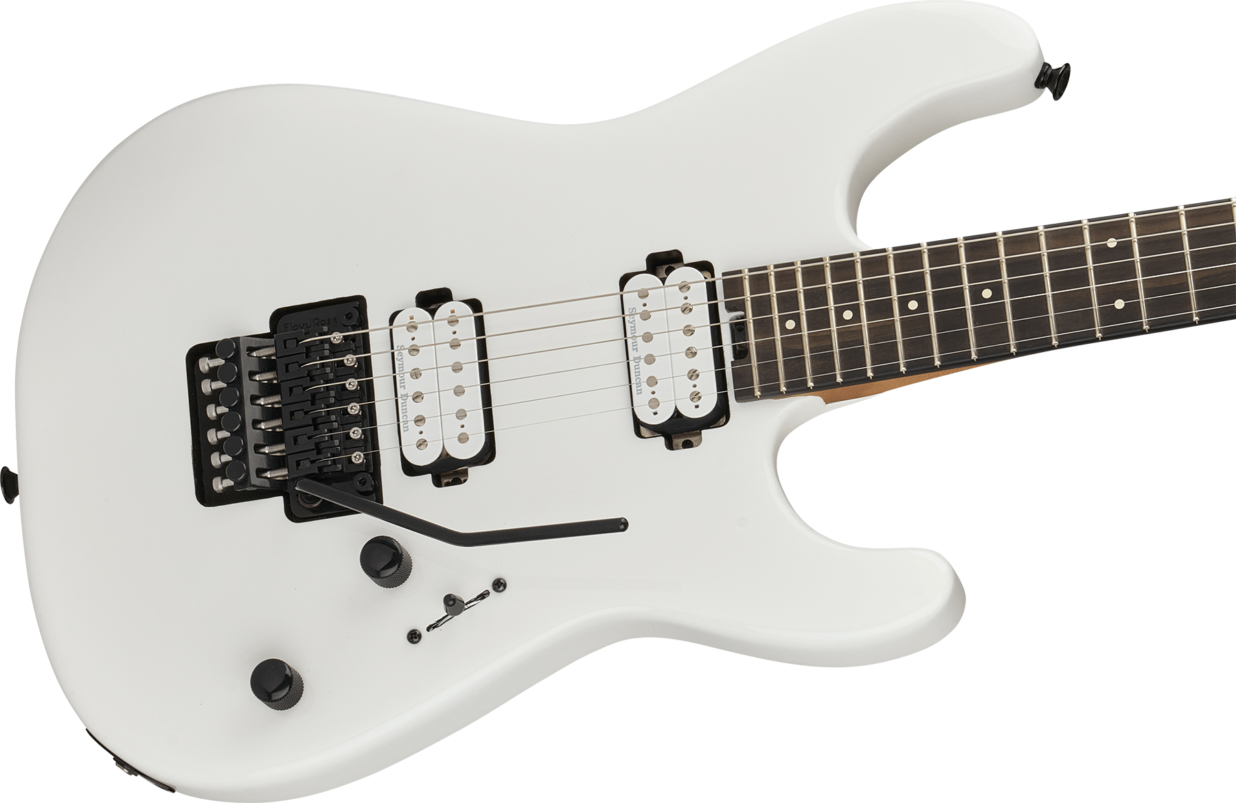 Charvel San Dimas Pro-mod Plus Style 1 Hh Fr E 2h Seymour Duncan Mn - Snow White - Elektrische gitaar in Str-vorm - Variation 2