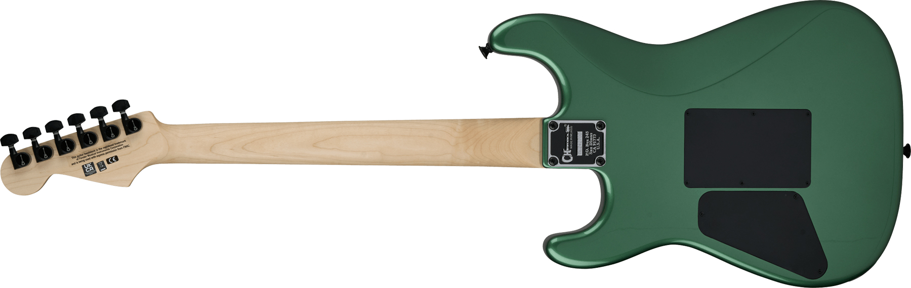 Charvel San Dimas Pro-mod Style 1 Hh Fr Mpl 2h Seymour Duncan Mn - Pelham Green - Elektrische gitaar in Str-vorm - Variation 1