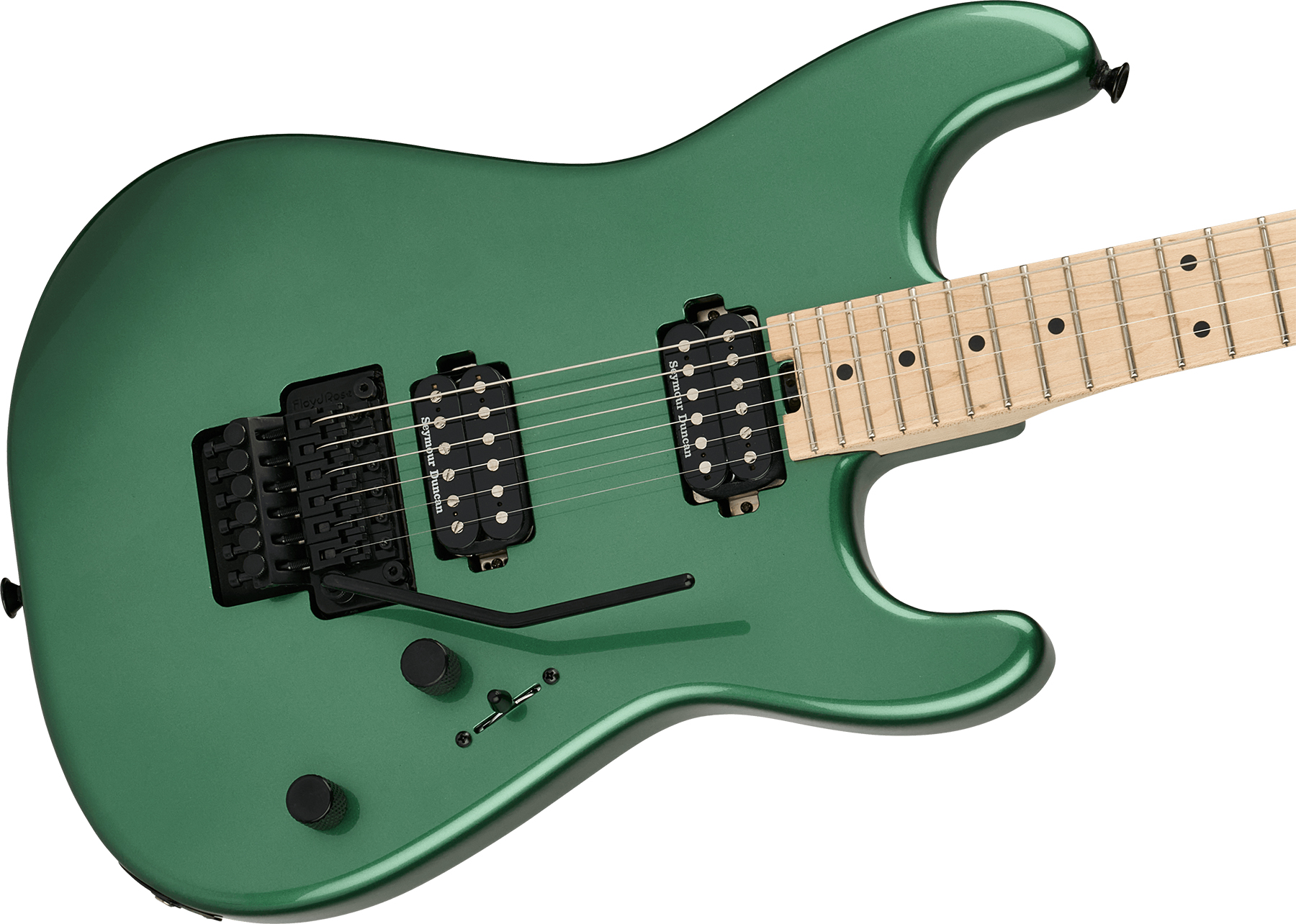 Charvel San Dimas Pro-mod Style 1 Hh Fr Mpl 2h Seymour Duncan Mn - Pelham Green - Elektrische gitaar in Str-vorm - Variation 2