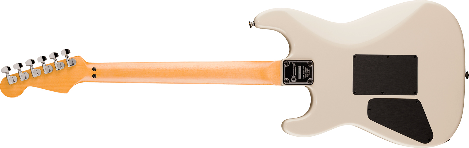 Charvel San Dimas Style 1 Sd1 Hh Fr American Neo Classic 2h Seymour Duncan Fr Mn - Ivory Blitz - Elektrische gitaar in Strat vorm - Variation 1