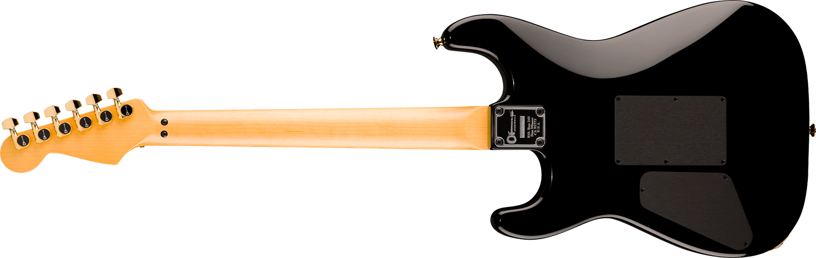 Charvel San Dimas Style 1 Sd1 Hh Fr American Neo Classic 2h Seymour Duncan Fr Mn - Gloss Black - Elektrische gitaar in Strat vorm - Variation 1