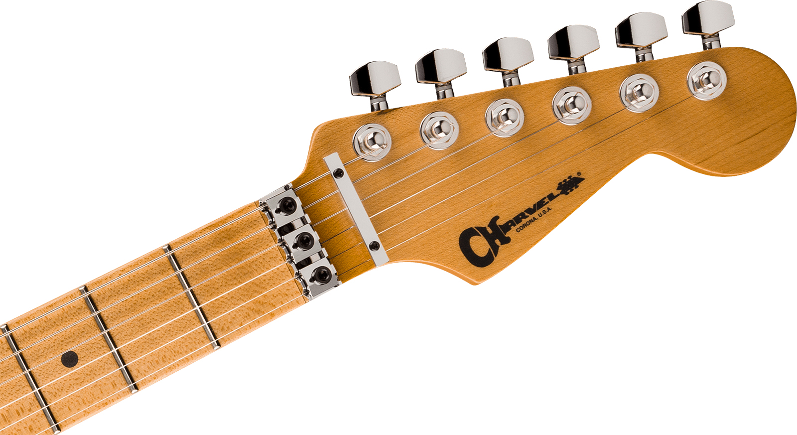 Charvel San Dimas Style 1 Sd1 Hh Fr American Neo Classic 2h Seymour Duncan Fr Mn - Ivory Blitz - Elektrische gitaar in Strat vorm - Variation 2