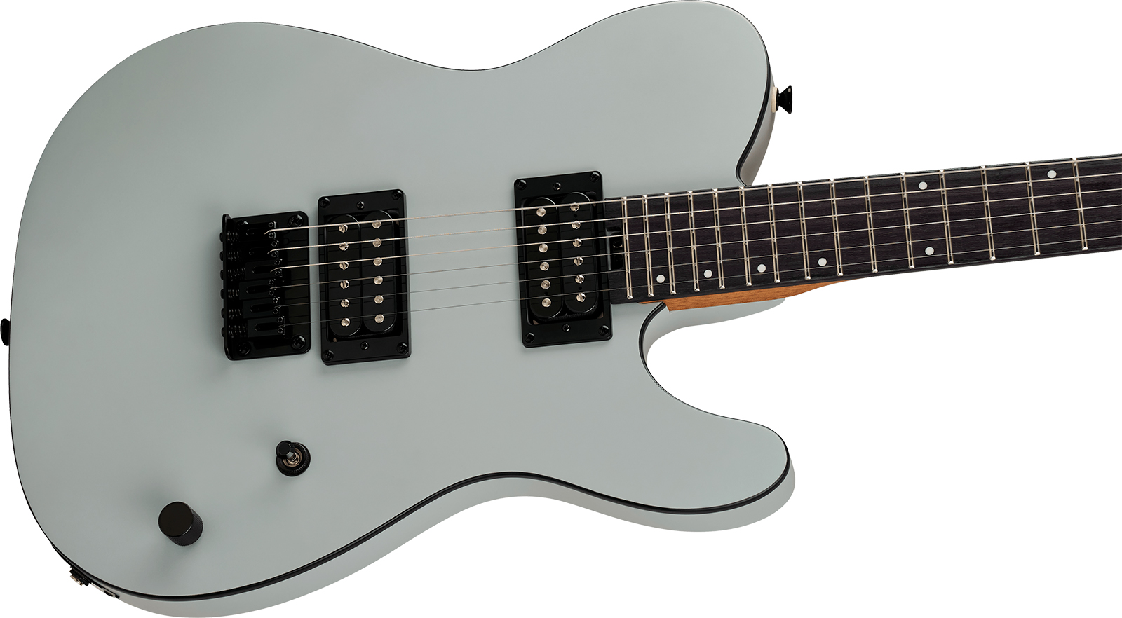 Charvel San Dimas Style 2  Sd2 Hh Ht Ind 2h Ht Ama - Satin Gray - Televorm elektrische gitaar - Variation 2