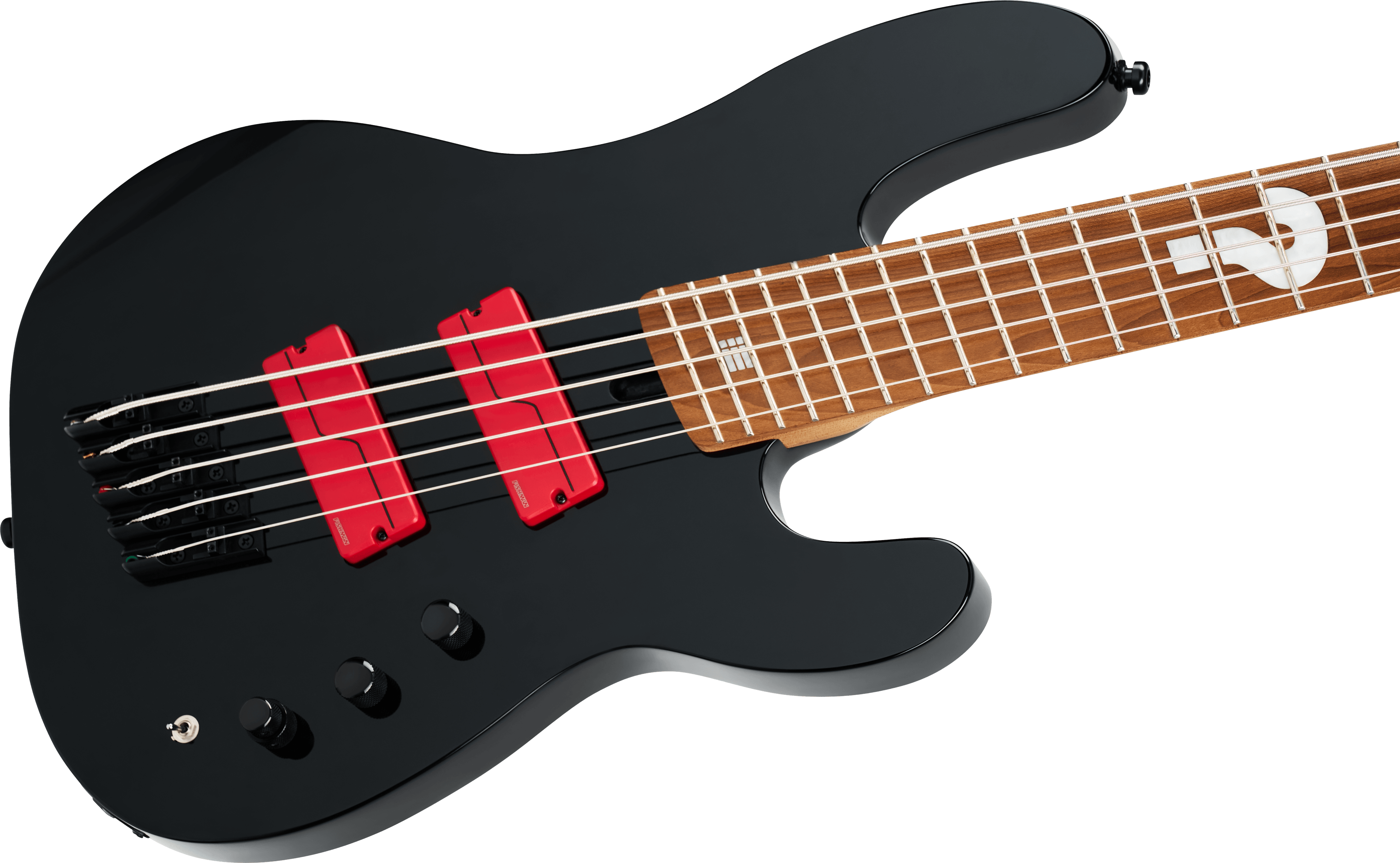 Charvel Sleep Token Iii Pro Mod San Dimas V Signature Mn - Black - Solid body elektrische bas - Variation 3