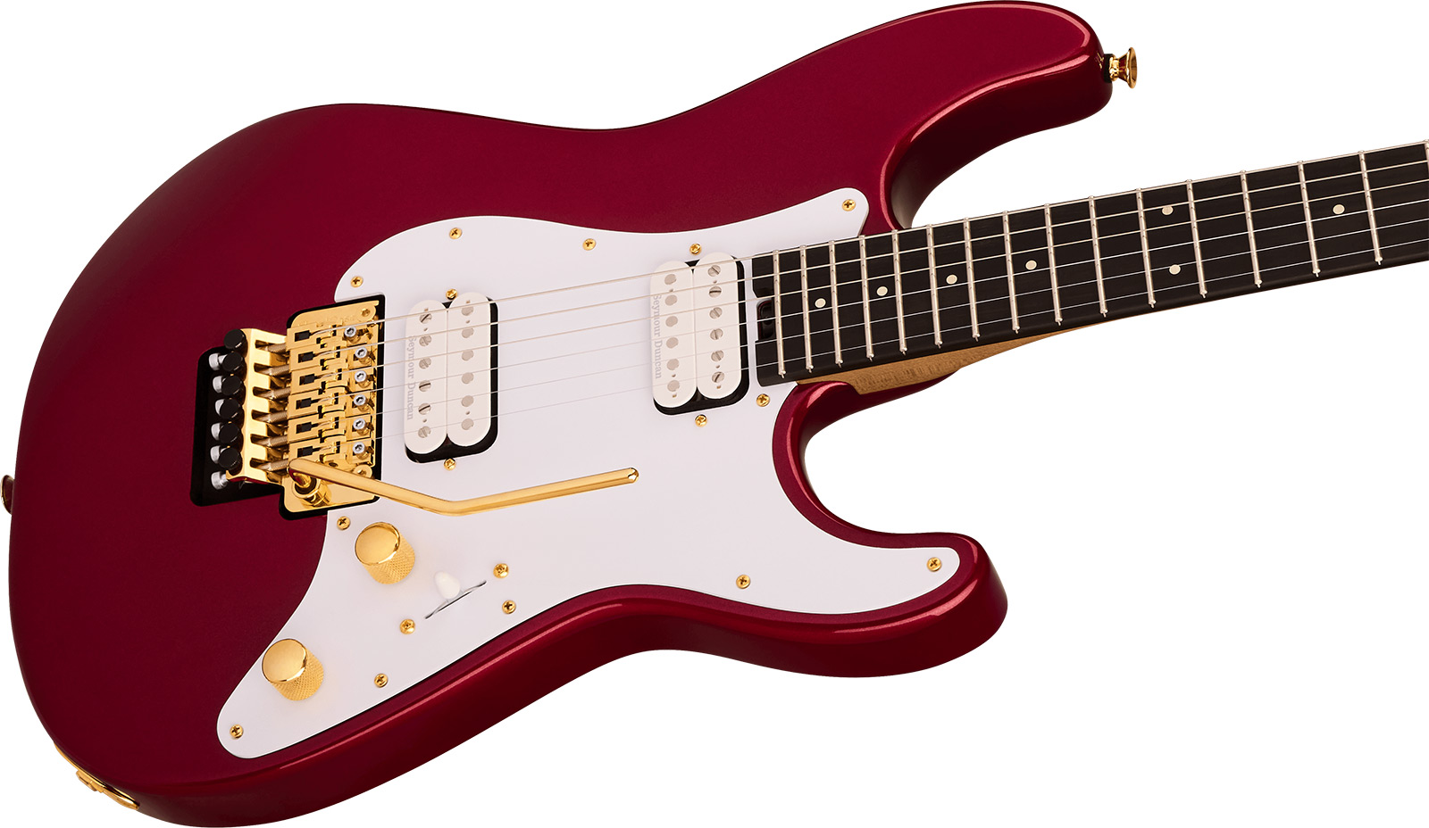 Charvel So-cal Sc1 Style 1 Hh Fr Pro-mod 2h Seymour Duncan Eb - Candy Apple Red - Elektrische gitaar in Strat vorm - Variation 2
