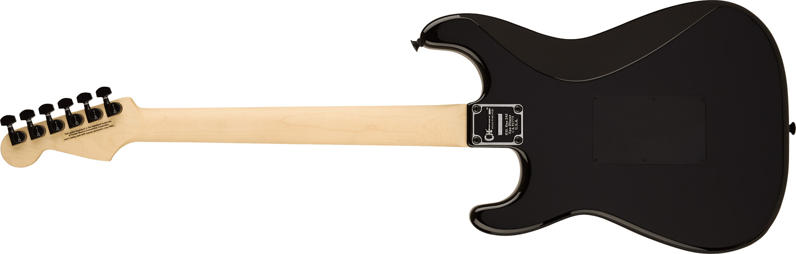 Charvel So-cal Style 1 Hh Fr M Pro-mod 2h Seymour Duncan Mn - Gloss Black - Elektrische gitaar in Strat vorm - Variation 1