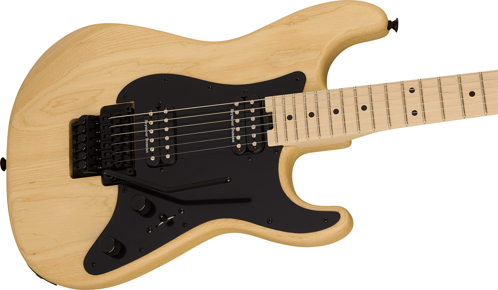 Charvel So-cal Style 1 Hh Fr M Pro-mod 2h Seymour Duncan Mn - Natural Ash - Elektrische gitaar in Strat vorm - Variation 2