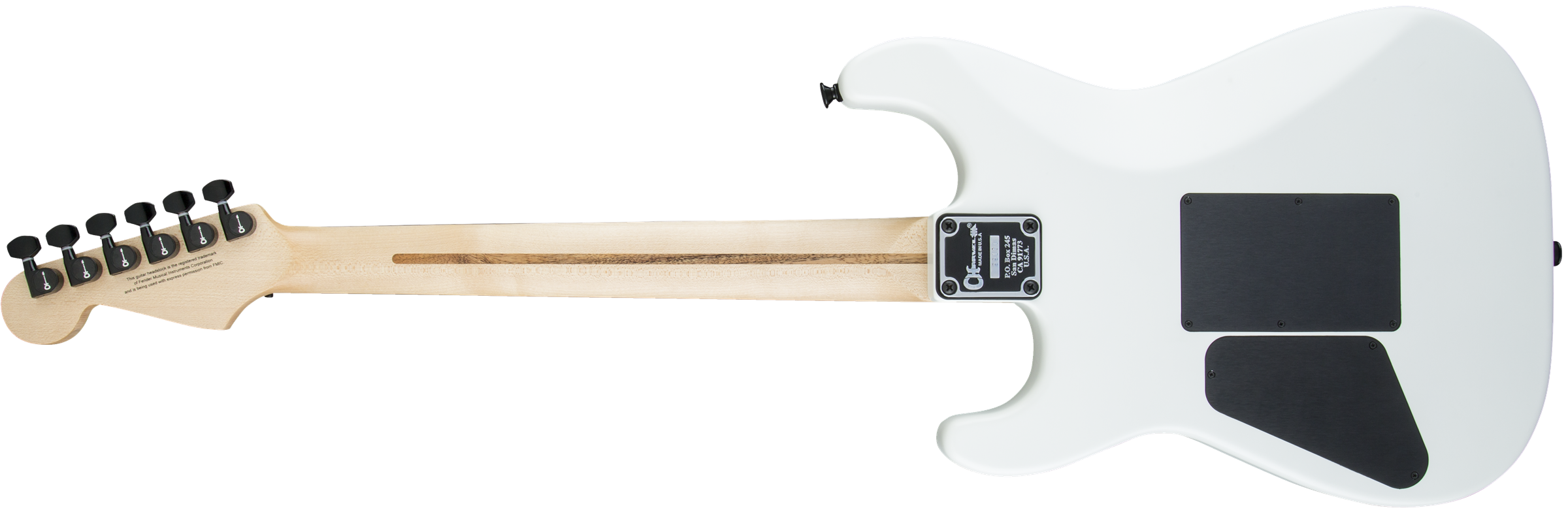 Charvel Usa Select San Dimas Style 1 Hss Fr Rw - Snow Blind Satin - Elektrische gitaar in Str-vorm - Variation 2