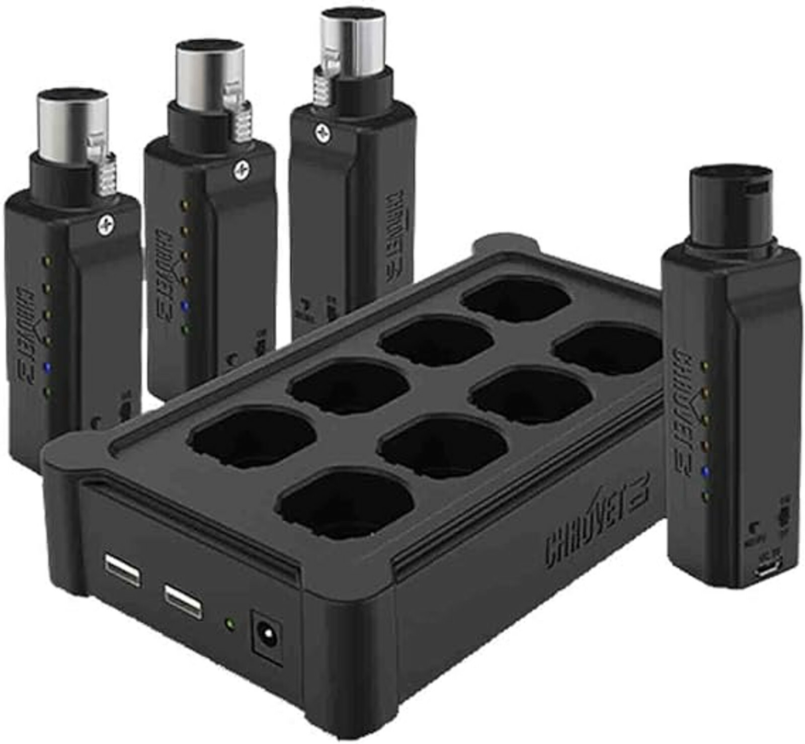 Chauvet Dj D-fi Xlr Pack (3 Rx, 1 Tx And 1 Multi Charger) - Afstandsbediening voor lichten - Main picture