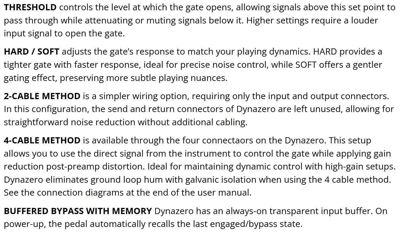 Citadel Electronics Ltd Dynazero Adaptative Noise Gate - Compressor/sustain/noise gate effect pedaal - Variation 4