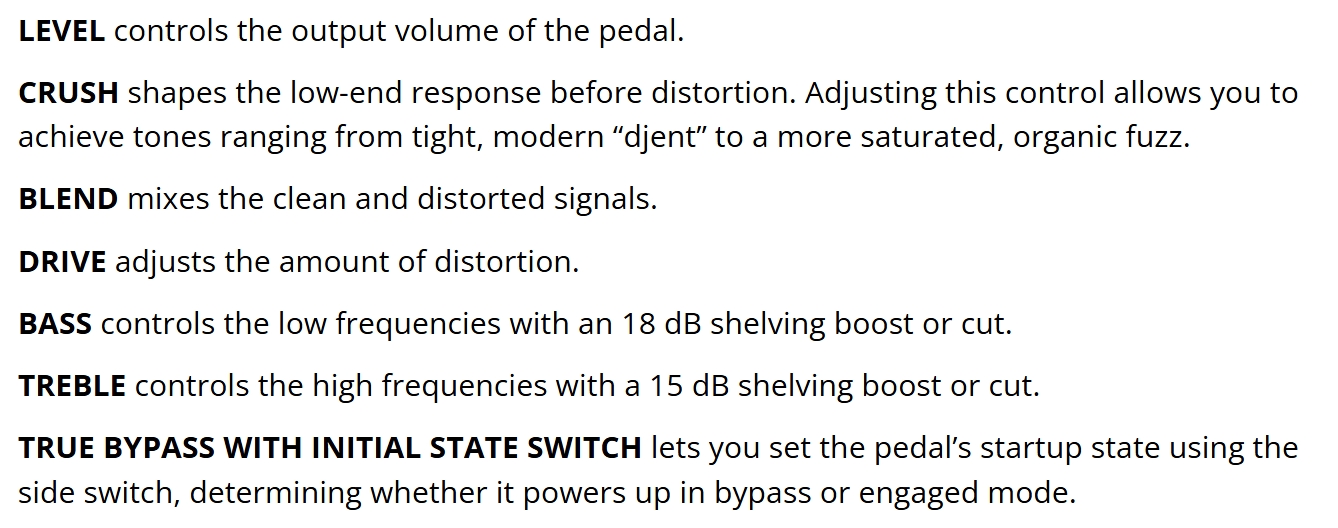 Citadel Electronics Ltd Plutonium Overdrive - Overdrive/Distortion/fuzz effectpedaal - Variation 4