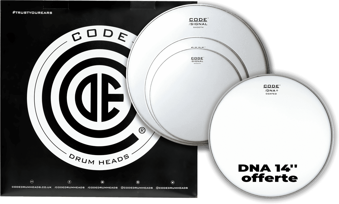 Code Drumheads Pack Smooth Rock + Dna 14 Offerte - Vellen set - Main picture