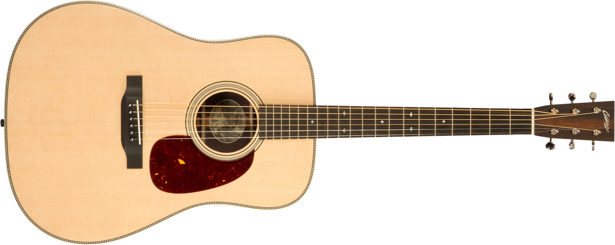 Collings D2h Standard Dreadnought Epicea Palissandre Eb #35203 - Natural High Gloss - Folk gitaar - Main picture