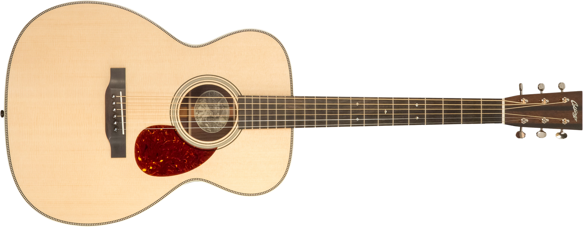 Collings Om2h Standard Orchestra Model Epicea Palissandre Eb #35207 - Natural High Gloss - Folk gitaar - Main picture