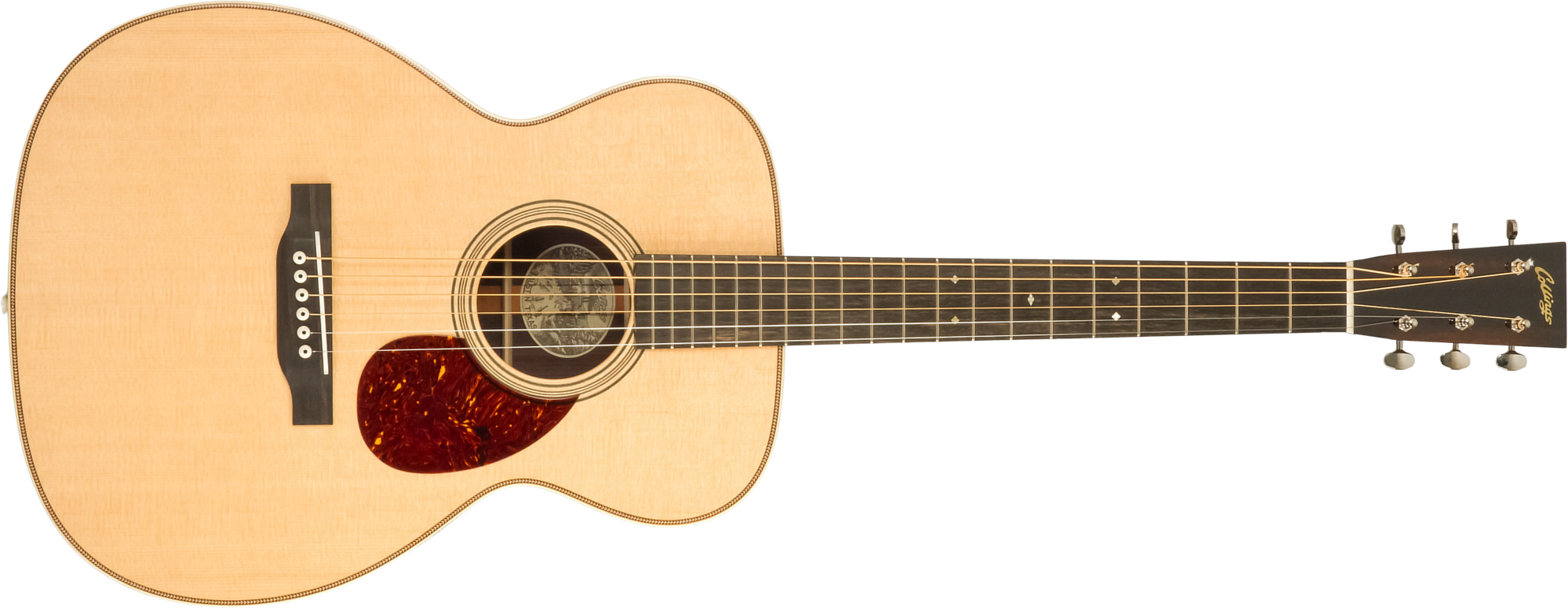 Collings Om2h T Traditional Orchestra Model Epicea Palissandre Eb #35208 - Natural High Gloss - Folk gitaar - Main picture