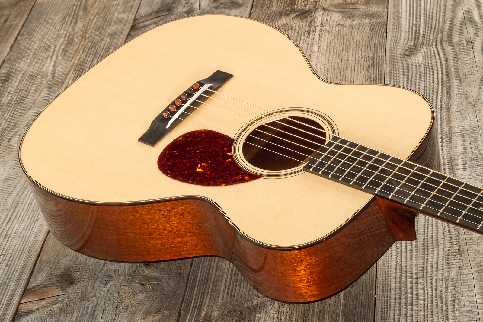 Collings Om1t Traditional Orchestra Model Epicea Acajou Eb #35214 - Natural High Gloss - Folk gitaar - Variation 2